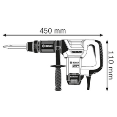 MÁY ĐỤC PHÁ BÊ TÔNG 17MM 1025W BOSCH - GSH500