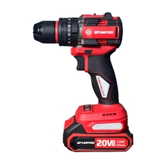 MÁY KHOAN 10MM CÓ BÚA PIN 20V/2Ah (2PIN, 1SẠC) SFUNPRO - S20DCR10A