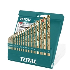 BỘ 19 MŨI KHOAN KIM LOẠI HSS TOTAL - TACSD0195
