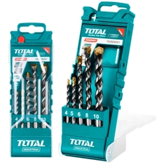 BỘ MŨI KHOAN BÊ TÔNG ĐUÔI TRƠN 5 MŨI TOTAL - TACSD5051