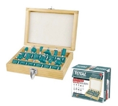 BỘ PHAY GỖ 12 CÂY 6MM TOTAL - TACSR0121