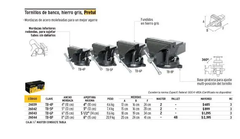 Ê TÔ 4" MÂM XOAY 4.9KG PRETUL - TB-4P
