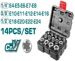 BỘ 14 ĐẦU TUÝP LOẠI E TOTAL - THKTETS0114