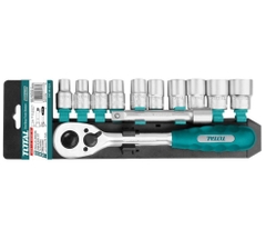BỘ SOCKET 1/2INCH CẦN 2 CHIỀU 12 MÓN TOTAL - THT141121