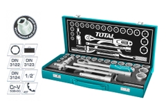 BỘ SOCKET (1/2INCH) CẦN 2 CHIỀU 24 MÓN TOTAL - THT141253