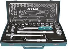 BỘ SOCKET (1/2INCH) CẦN 2 CHIỀU 24 MÓN TOTAL - THT141253