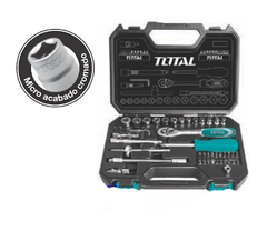 BỘ SOCKET 1/4INCH CẦN 2 CHIỀU 45 MÓN TOTAL - THT141451