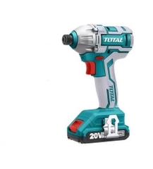 MÁY SIẾT VÍT DÙNG PIN LITHIUM 20V (2 PIN, 1 SẠC) KHÔNG CHỔI THAN TOTAL - TIRLI2002