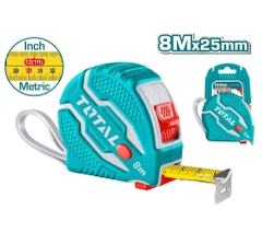 THƯỚC KÉO THÉP NỀN VÀNG CAO CẤP 8M X 25MM TOTAL - TMT126081