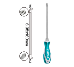 TUA VÍT 2 ĐẦU 6.35X160MM TOTAL - THT250206