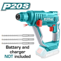 MÁY KHOAN BÊ TÔNG DÙNG PIN LITHIUM 20V (KHÔNG KÈM PIN SẠC) TOTAL - TRHLI1601