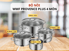Bộ nồi WMF Provence Plus 4 món chính hãng Đức