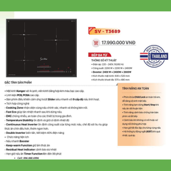Bếp từ ba Sevilla SV-T3689
