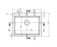 CHẬU RỬA BÁT ĐÁ ĐƠN HAFELE HS-G6150 565.84.271