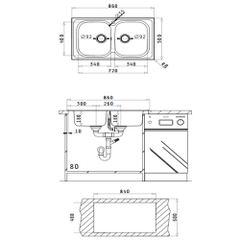 CHẬU RỬA BÁT INOX HAFELE ROSE HS-S8650 565.86.271