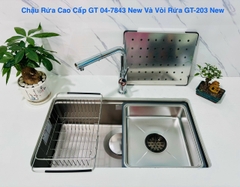 Chậu 1 hố Gento GT04 –7843 New