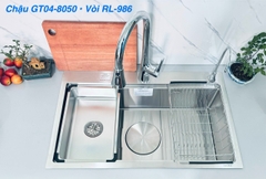 Chậu 1 hố Gento GT04 –8050