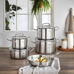 Bộ nồi Fissler Original Profi 5 món vung kính kèm chảo