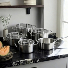Bộ nồi đúc liền nguyên khối 5 đáy Steiger Element