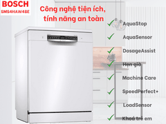 Máy rửa chén bát Bosch SMS4HAW48E