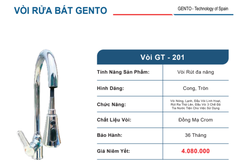 Vòi rửa bát Gento GT-201