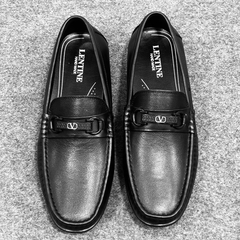 Giày lười nam da thật xịn Valentine TSM166257