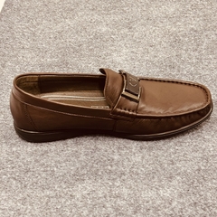 Giày lười nam FIADO TSM33590 da thật nhập khẩu