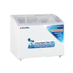 TỦ ĐÔNG ALASKA KÍNH CONG Inverter  KC-210CI