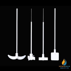Cánh Khuấy Nhựa PTFE 2 Lưỡi 4 Cạnh Dài 67mm, Chiều Dài 37cm: Công Cụ Đắc Lực Cho Các Thí Nghiệm Đặc Thù