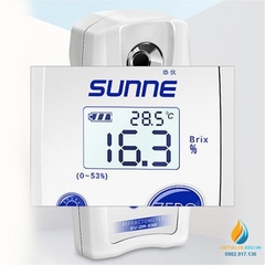 Khúc Xạ Kế Đo Nồng Độ Đường, Model SY-DR-53B, Phạm Vi Đo 0 ~ 53%, Hiển Thị LCD