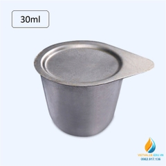 Chén nung Niken dung tích 50ml, có nắp, chịu nhiệt độ cao, chén nung thí nghiệm