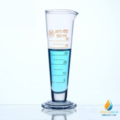 Ly đong hóa chất, thủy tinh, chia vạch, dung tích 100ml