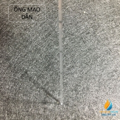 Ống mao dẫn, ống mao dẫn thí nghiệm