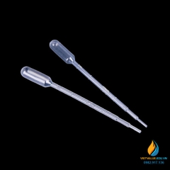 100 chiếc Pipet hút bằng nhựa PE, tiệt trùng, dung tích hút 2ml