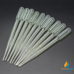 100 chiếc Pipet hút bằng nhựa PE, tiệt trùng, dung tích hút 3ml