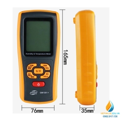 Data-logger cho thí nghiệm đo nhiệt độ, đầu dò kèm máy ghi dữ liệu nhiệt độ GM1361+,từ -50 đến 1200 độ C