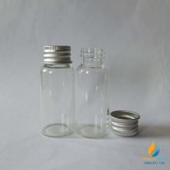 Chai nhựa PET 15ml nắp nhôm
