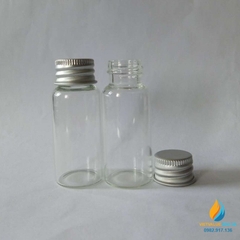 Chai nhựa PET 15ml nắp nhôm