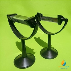 Lăng kính tán sắc ánh sáng, có khung, chân đế, cạnh dài 80mm
