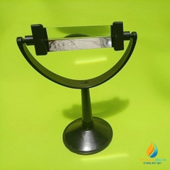 Lăng kính tán sắc ánh sáng, có khung, chân đế, cạnh dài 80mm