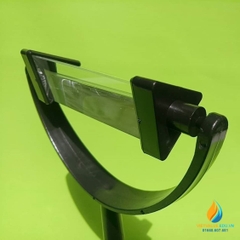 Lăng kính tán sắc ánh sáng, có khung, chân đế, cạnh dài 80mm