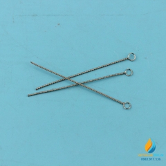 Vòng que cấy niken-crom lỗ tròn 1mm