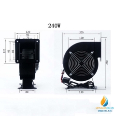 Quạt ly tâm hút mùi model 150FLJ, công suất 240W