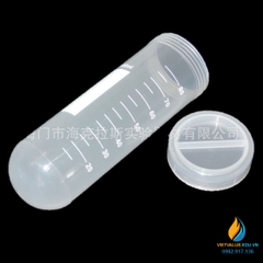 Gói 30 cái Ống ly tâm tiệt trùng 100ml, vit tip đáy tròn, tiệt trùng tia gamma