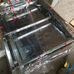 Xe đẩy dụng cụ thí nghiệm 3 tầng Inox, xe đẩy chở đồ cho phòng thí nghiệm