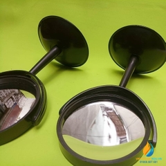 Gương gương cầu lõm, có chân đế, đường kính khung 100mm