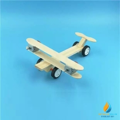 Máy bay gỗ, phong cách cổ điển, 2 cánh quạt, 2 động cơ