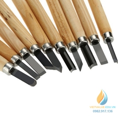 Bộ dụng cụ đục gỗ, khắc gỗ nghệ thuật 8 chi tiết