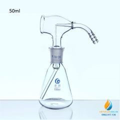 Bình phun sắc ký thủy tinh, vòi cong 50mL