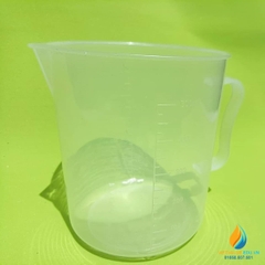 Cốc đong hóa chất, nhựa PP, có vạch chia, có tay cầm, dung tích 50ml